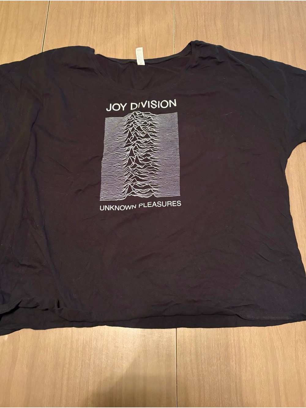 Bella Canvas Black Joy Division Unknown Pleasures Graphic Tee